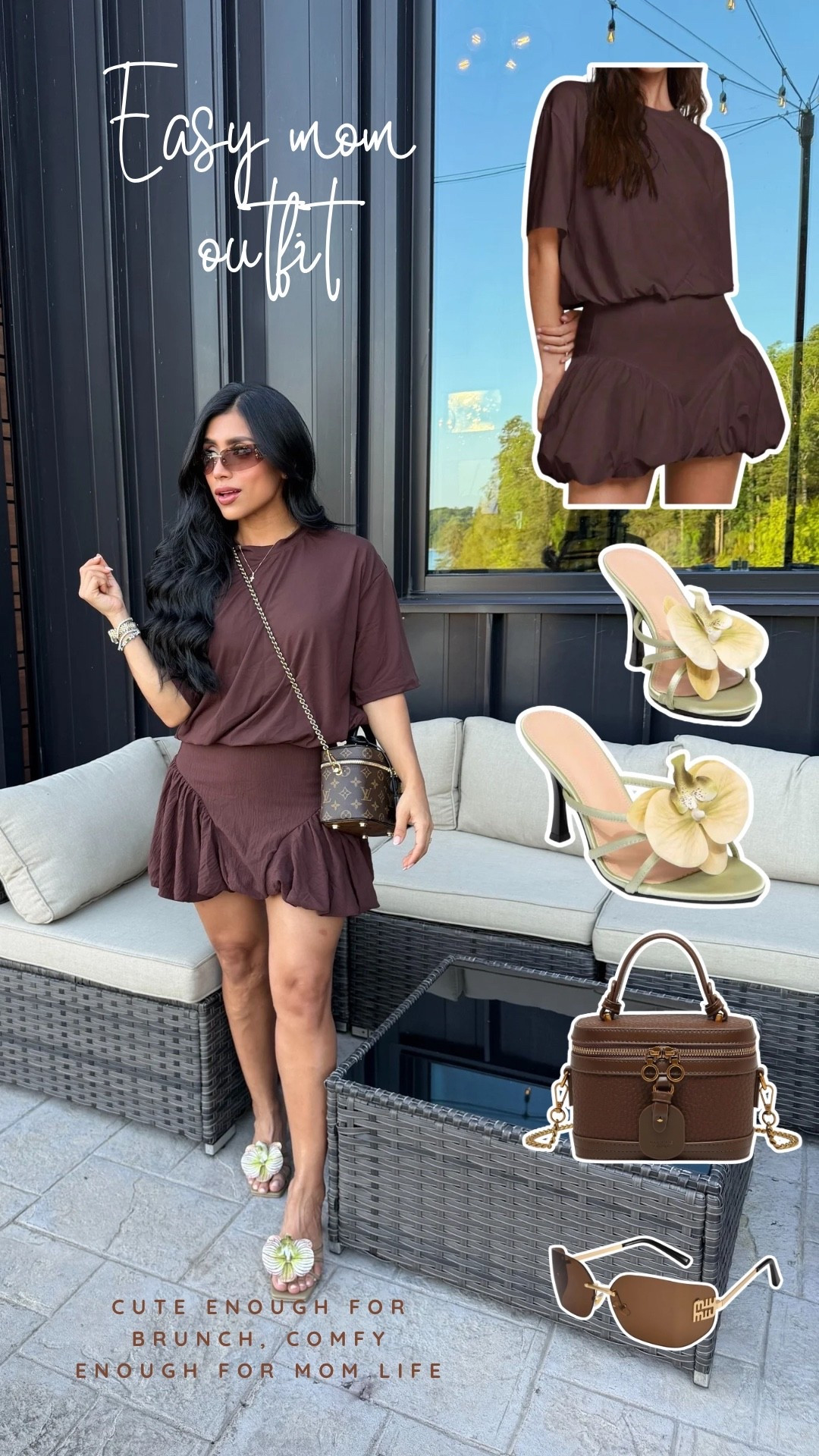 Brown dress, flower sandals, designer-inspired sunnies & the cutest statement bag 😮‍💨🤎✨

The perfect elevated summer outfit without trying too hard!
.
.
.
.

#LTKootd #LTKgrwm #LTKmomlife
