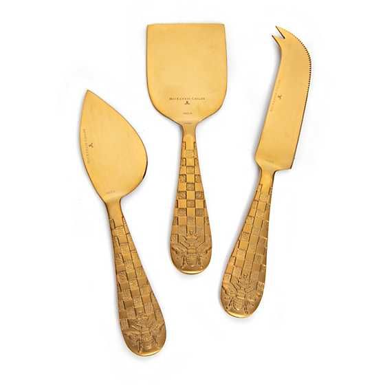 Queen Bee Cheese Knives, Set of 3 | MacKenzie-Childs