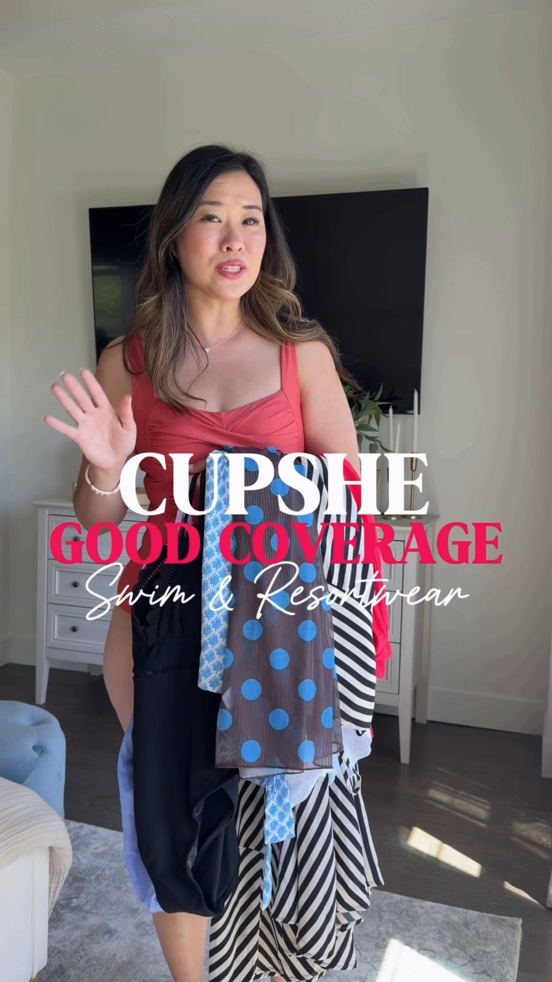 @Cupshe swimsuits and resortwear with decent coverage whether it’s tummy control or booty coverage!
Code: Mode15 for 15% off orders $70+!

Terracotta One Piece Swim: Medium
Abstract Mini Dress: Medium
Black One Piece: Small
B/W Striped Maxi Dress: Small
Tankini Swim: Medium
Romper: Medium
Polka Dot Top: Small
Polka Dot Skirt: Medium
Purple Swim: Medium
Coverup Skirt: Medium
Red Cutout Dress: Small

#Cupshe #Cupshepartner
#SanDiegoSummers #CityByTheSea #swimsuits #swimwear #bikini #vacation