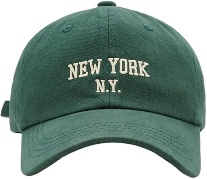 Top Baseball Caps for Women-Men Outdoor Baseball Hats New York Golf Sports Hat Curved-Brim UV Pro... | Amazon (US)