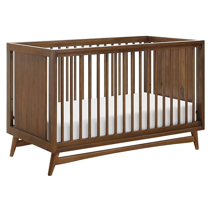 Babyletto Peggy 3-in-1 Convertible Crib with Toddler Bed Conversion Kit in Natural Walnut, Greeng... | Amazon (US)