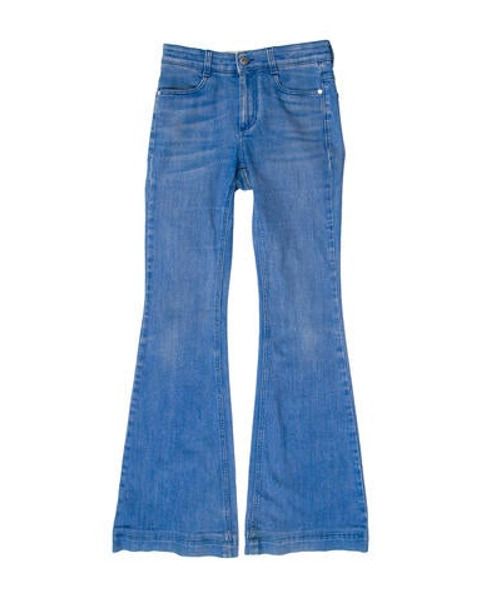 Stella McCartney Flared Mid-Rise Jeans Blue | The RealReal
