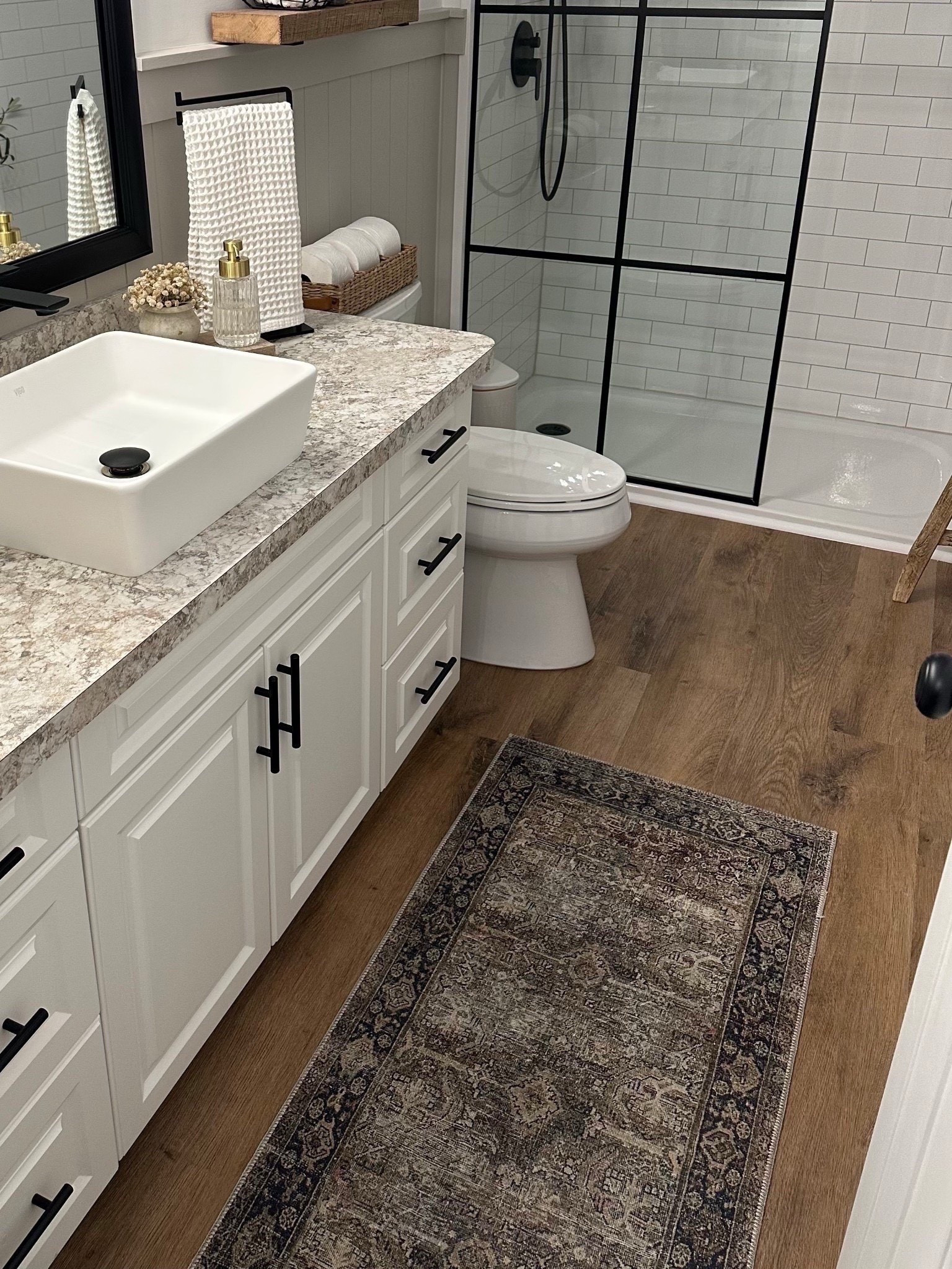 Amazon Bathroom Rug. Follow @farmtotablecreations on Instagram for more inspiration.

This is one of the most popular rugs I have in my home. It’s absolutely beautiful and I love the color! I’m also rounding up a few of my favorite & budget friendly bathroom finds from Amazon! There’s even several on sale.

Rug Shown is Olive Charcoal color.

Amazon Prime Day | Amazon | Amazon Home Finds | Loloi Rugs | Bathroom Decor | Bathroom Storage | Amazon Must Haves | Bathroom Shelves | Home Decorating | Decor Ideas | Budget Friendly Decor | Home Inspiration | Amazon Spring Sale | open shelves | Small Spaces | Bathroom Shelves | Small Bathroom Storage | Bathroom Decor | Neutral Bathroom Decor

#LTKHome #LTKSaleAlert