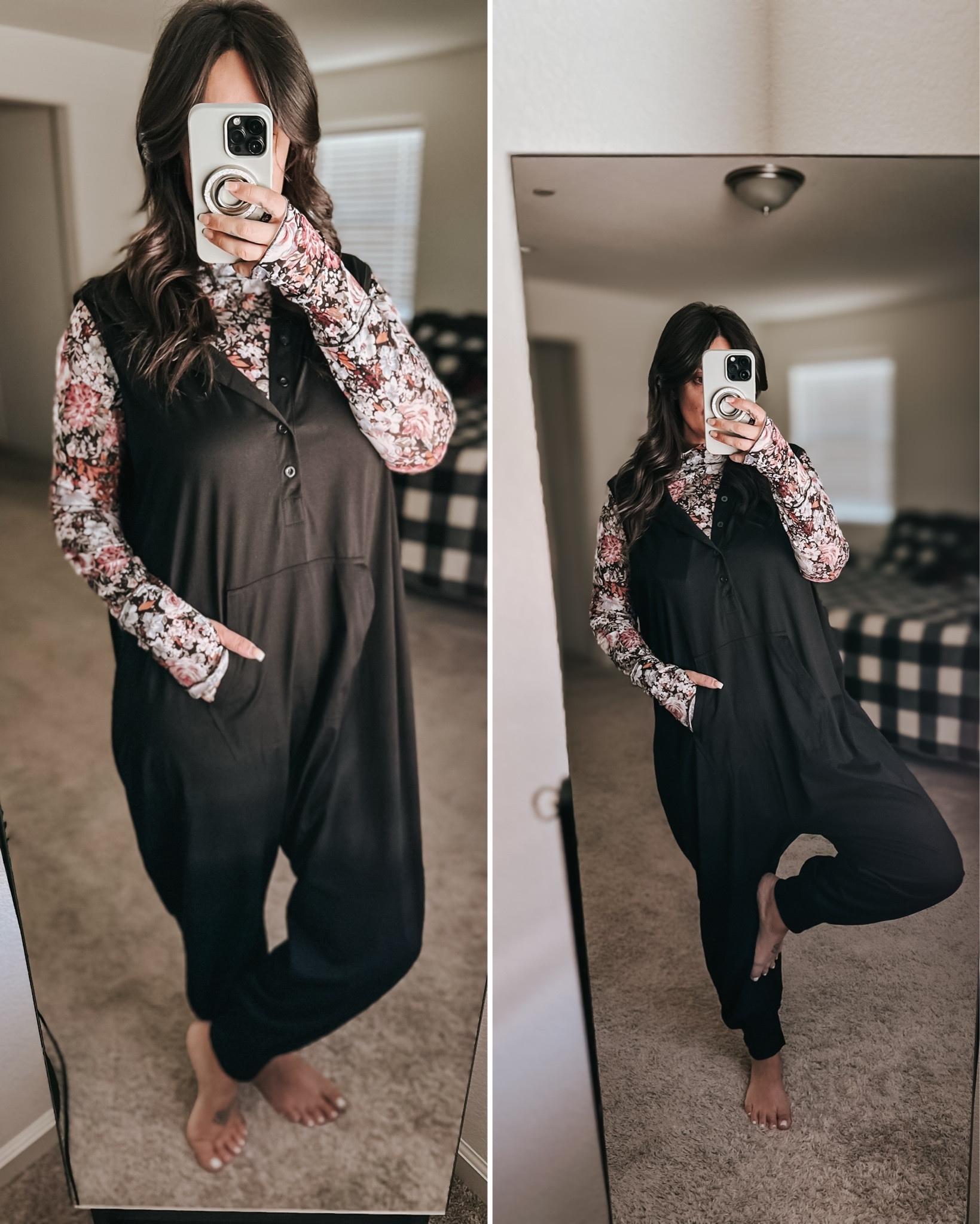 Such a comfy romper! Can be styled in SO many ways. 
Romper: m
Shirt: m

#LTKSeasonal #LTKStyleTip #LTKSaleAlert