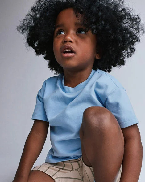 Toddler Elevated Relaxed Tee - Blue | Carter's Inc