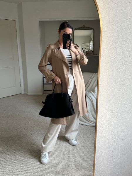 Spring outfit idea.
Trench coat outfit idea


#LTKstyletip #LTKfindsunder50
