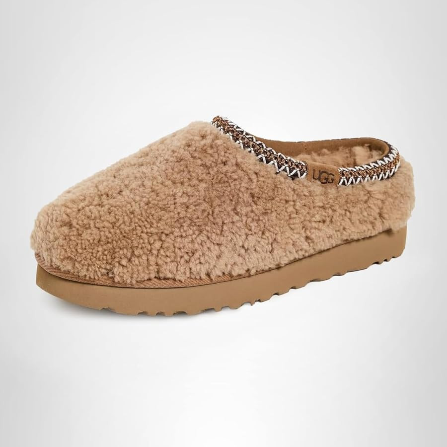 UGG Women's Tasman Maxi Curly Slipper | Amazon (US)
