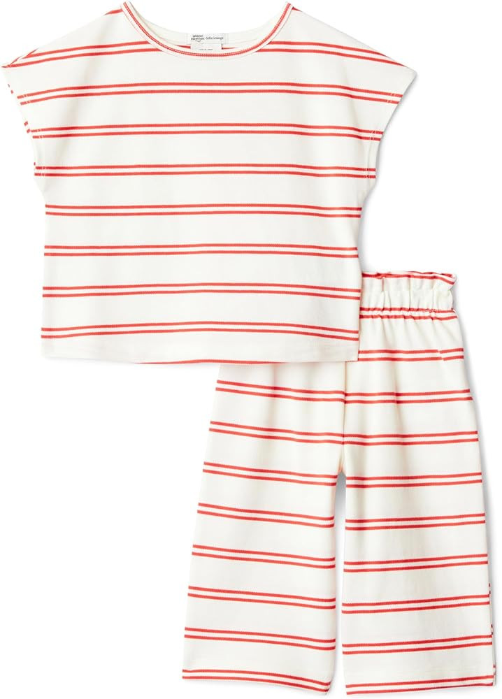 Amazon.com: Amazon Essentials Unisex Babies x Sofia Grainge Baby Girl and Toddlers Cotton Pique S... | Amazon (US)