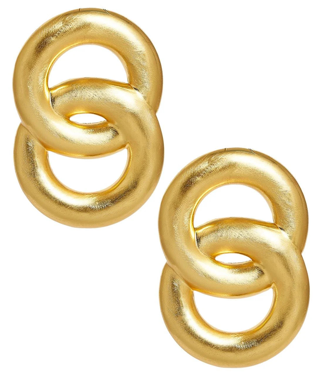 Spencer Earring - Medium - Brushed Gold | Lisi Lerch Inc