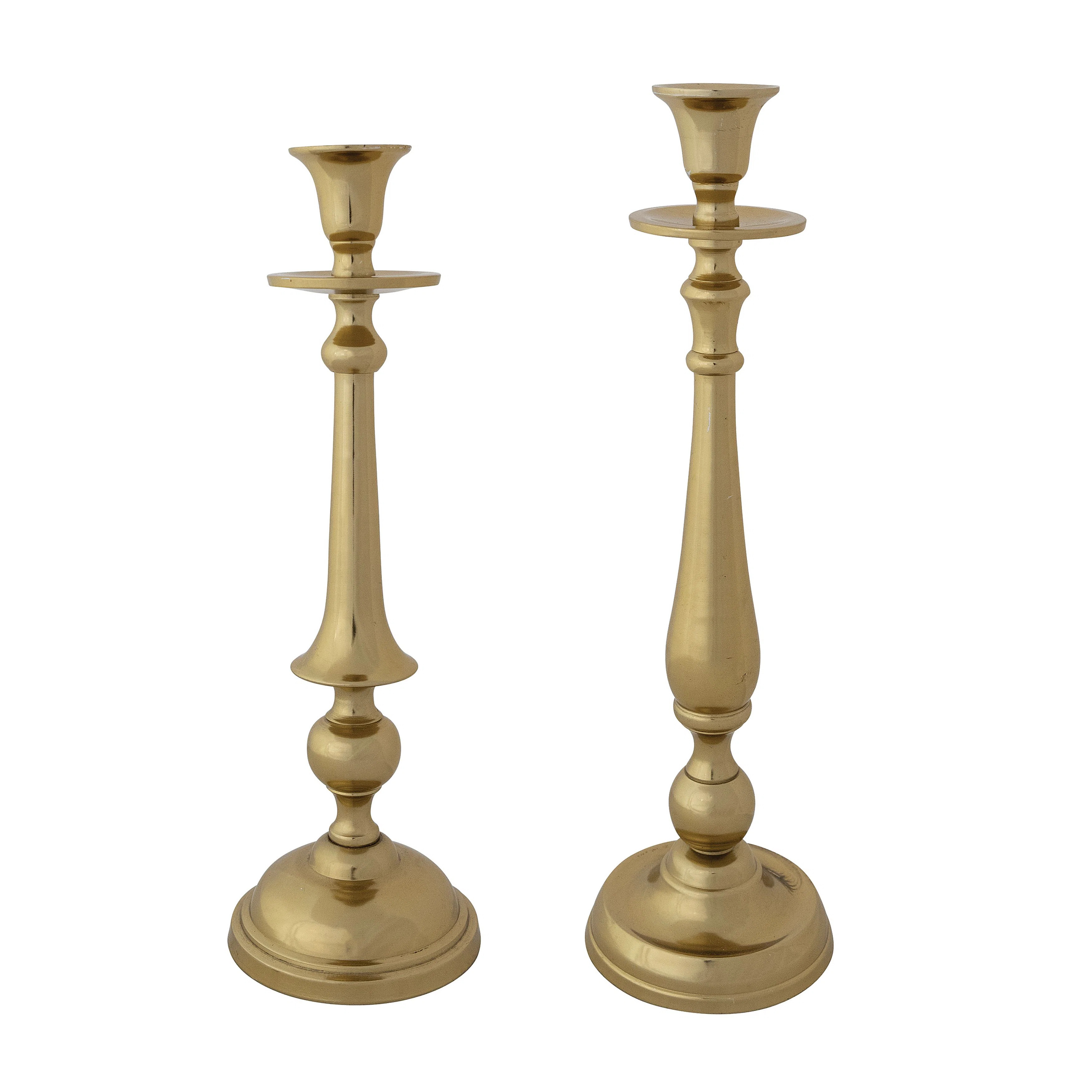 Cast Metal Taper Candle Holders | Wayfair North America