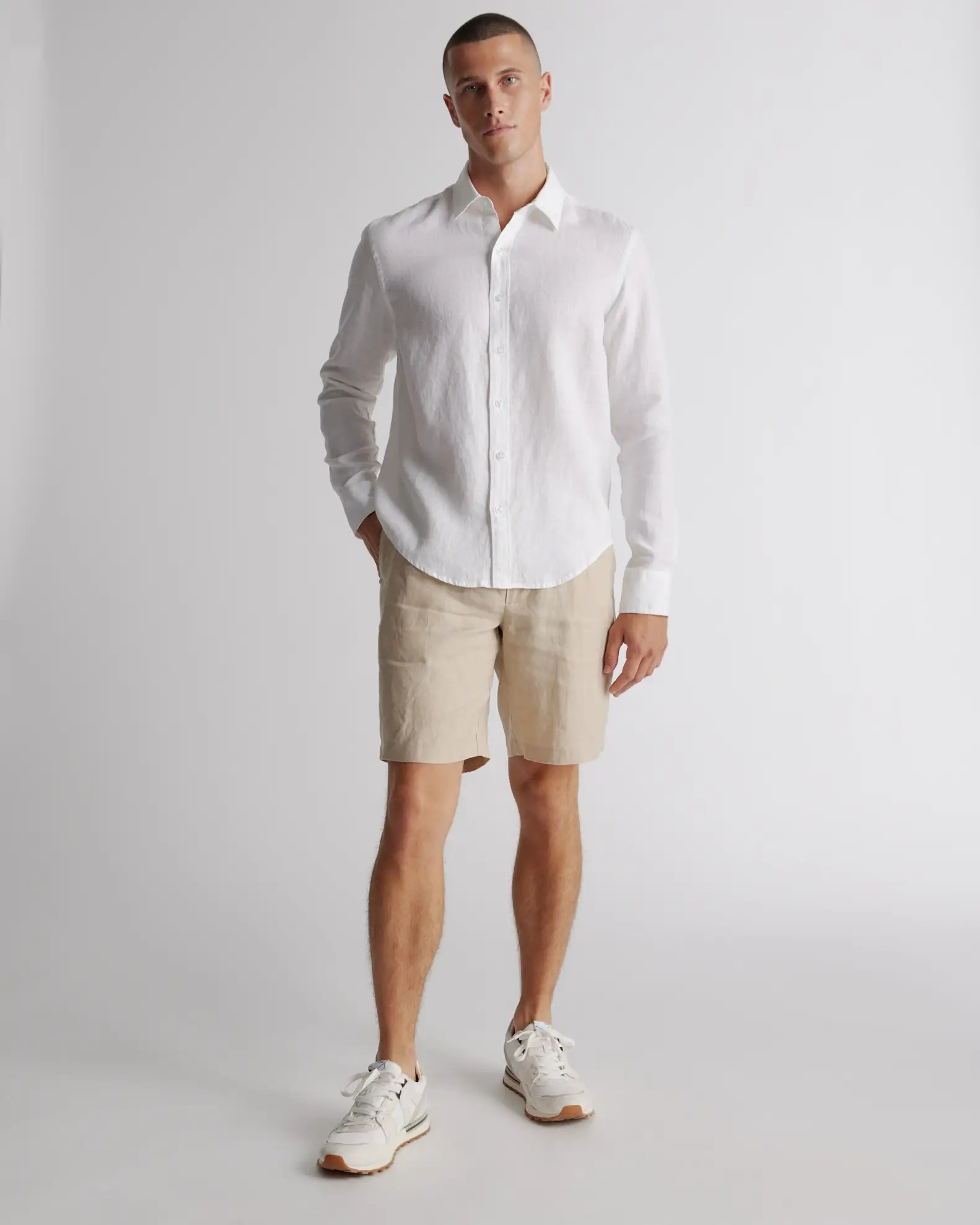 100% European Linen Relaxed Long Sleeve Shirt | Quince
