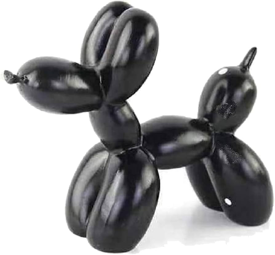 Resin Balloon Dog Sculpture,Mini 4inch Creative Cute Animal Crafts Figurine Balloon Dog Shaped St... | Amazon (US)