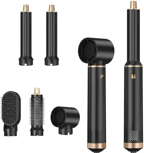 5 in 1 Hair Styler & Hair Dryer Brush, Low-Speed Negative Ionic Air Styler Drying, Multi Hair Sty... | Amazon (US)