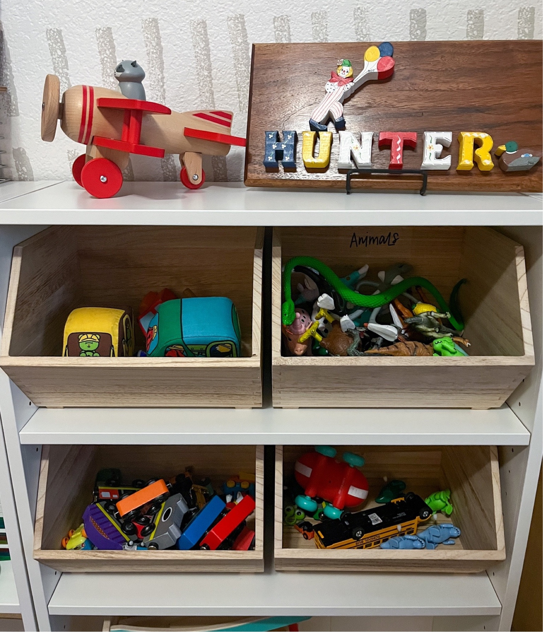 Toy storage idea for kids playroom affordable shelf wooden bins for toys 

#LTKfamily #LTKhome #LTKkids
