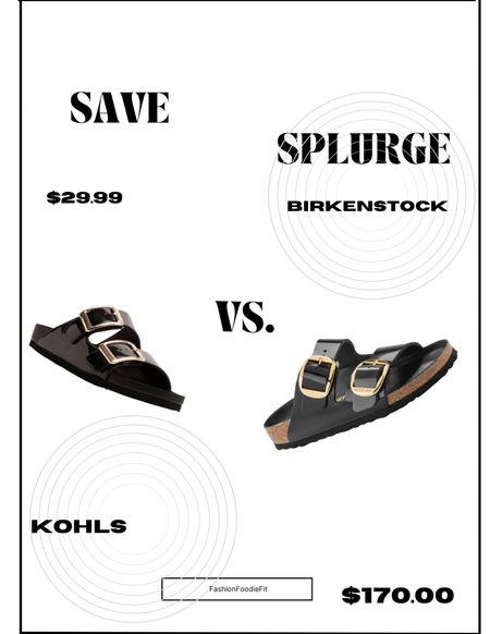 Save vs. splurge berkenstock vs. kohls look a like 

#LTKSeasonal #LTKstyletip #LTKfindsunder50