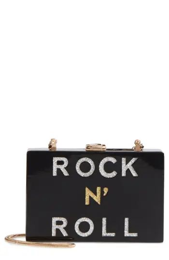 Milly Rock 'N' Rock Box Clutch - Black | Nordstrom