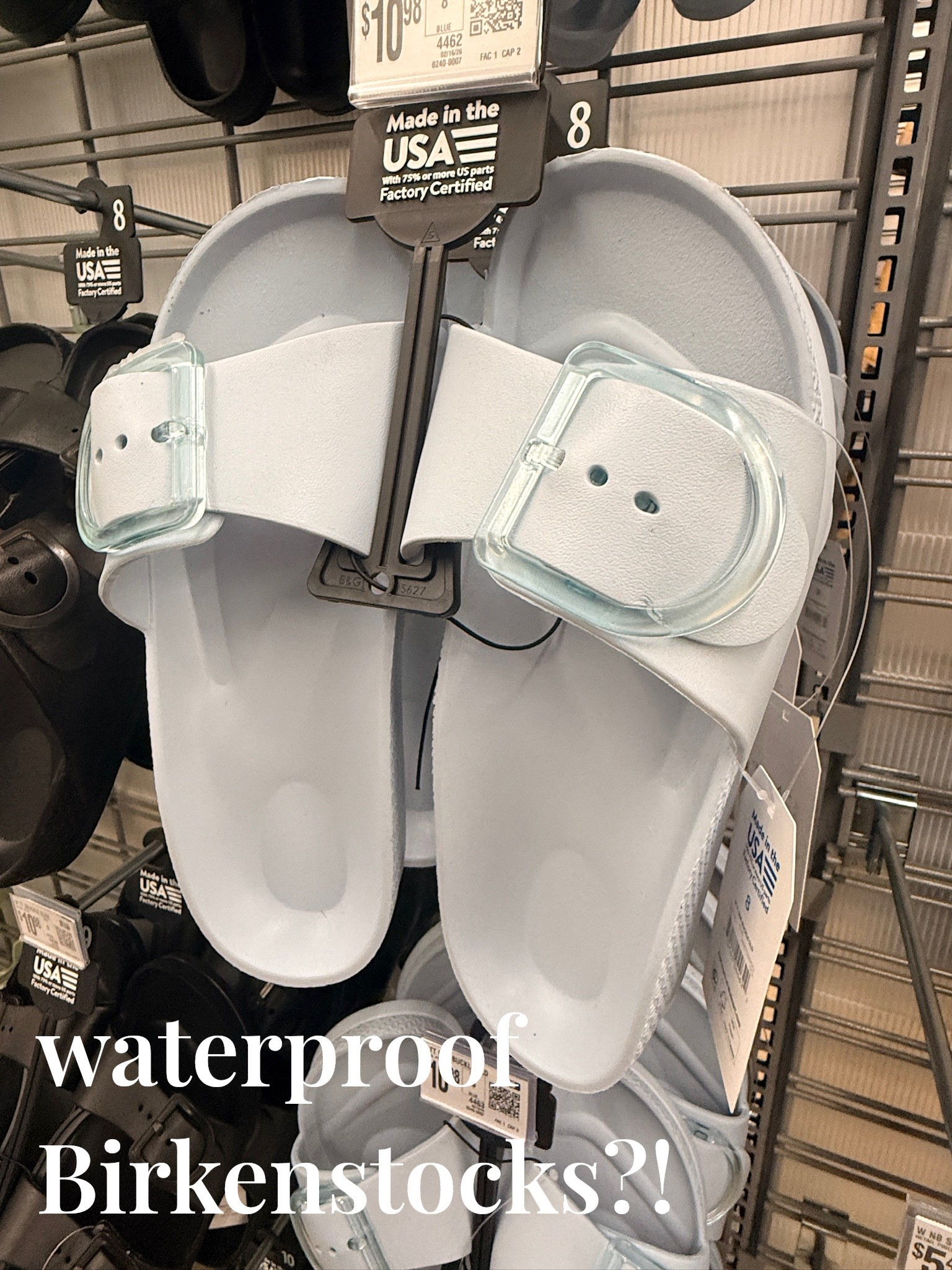 Walmart or Birkenstocks!? And under $12! You know I love a big buckle sandal - they just make an ordinary sandal look more chic. 

Beach style, waterproof sandal, Birkenstock dupe

#LTKSwim #LTKootd #LTKgrwm