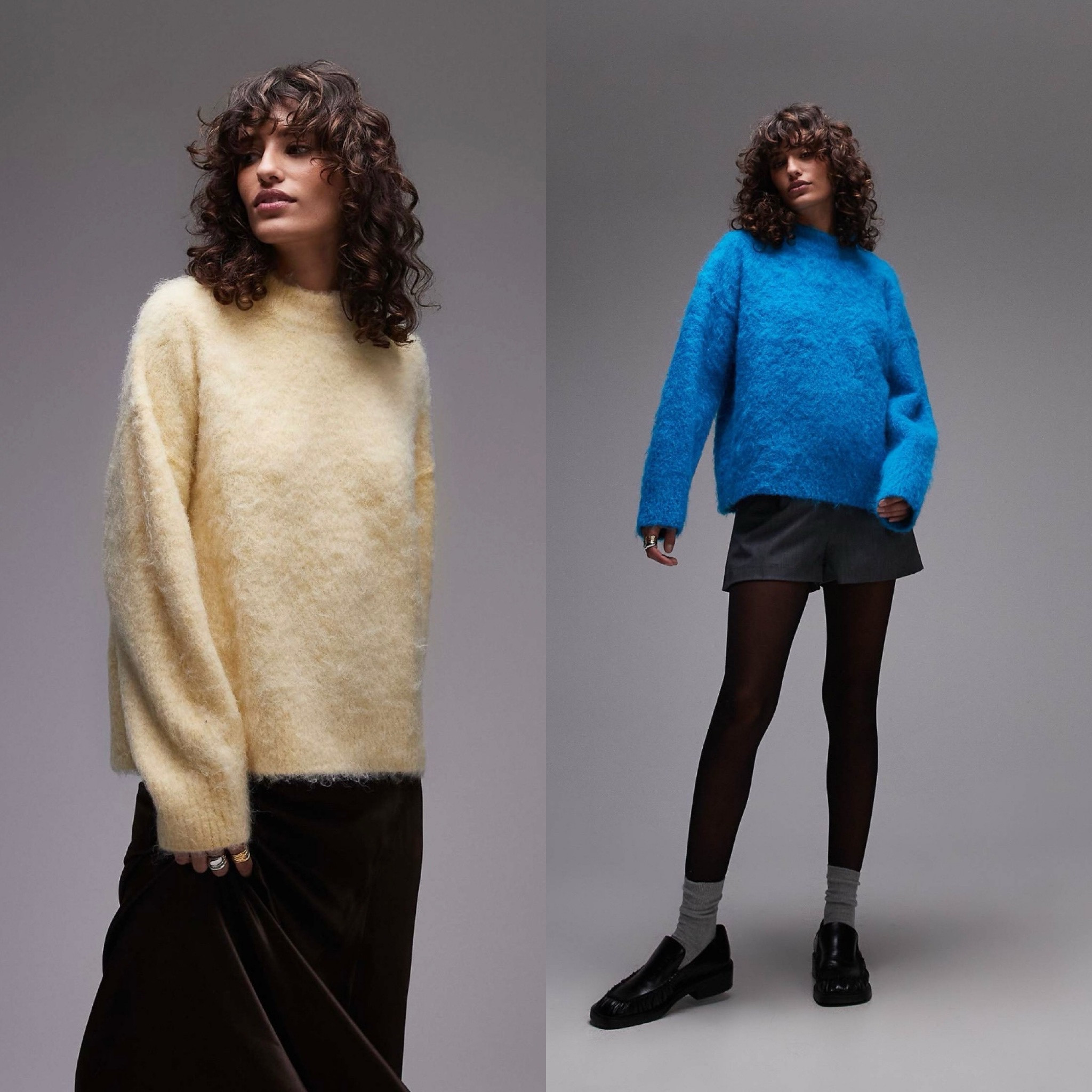 Colourful, fun knits for autumn winter outfit styling 🌟🦋

Buttermilk yellow jumper - Topshop via ASOS, size M
Turqoise blue jumper - Topshop via ASOS, size M
Leopard jeans - Mango via ASOS, size 8
Burgundy loafers - The Outnet, half size down 

#LTKuk #LTKautumn #LTKstyletip