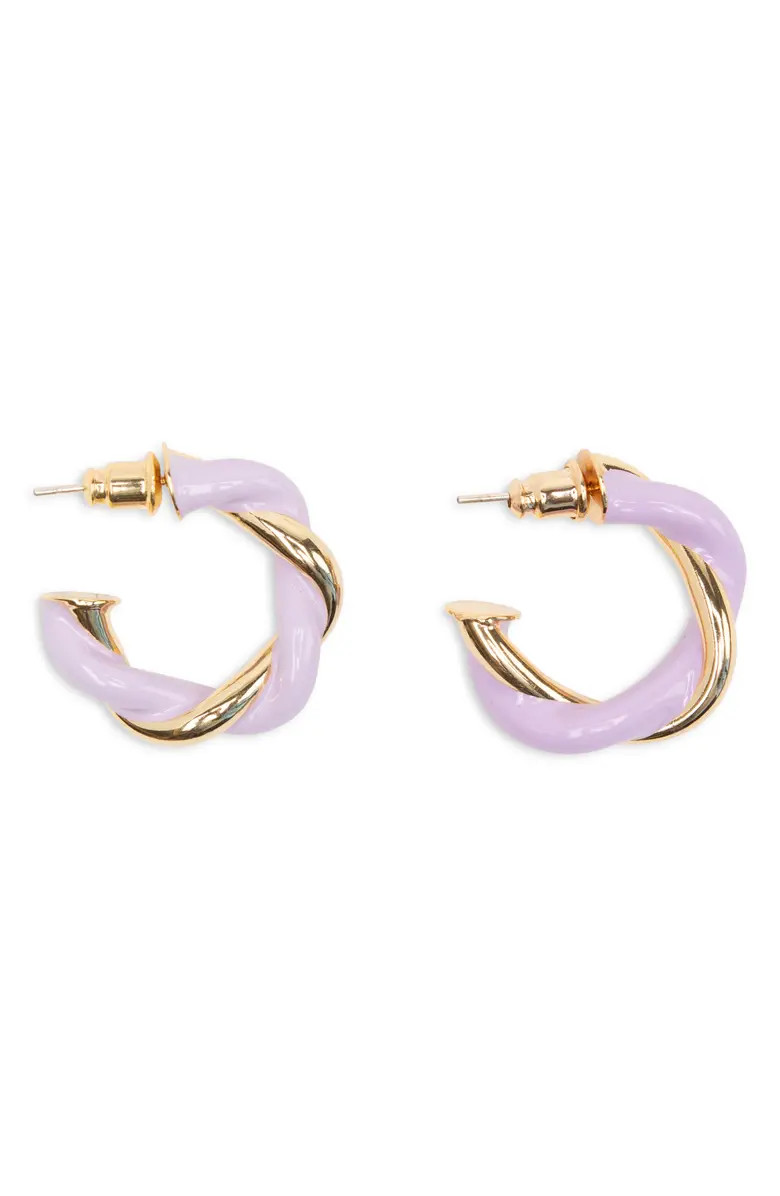 Petit Moments Carmel Twist Hoop Earrings | Nordstrom | Nordstrom