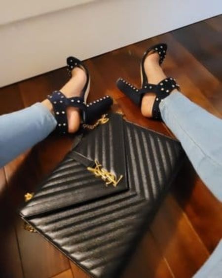 Yves St Laurent purse, Jimmy Choo heels, denim, jeans, skinny jeans, luxury style, designer bag, designer, designer shoes, genuine, authentic, chic style, classic 

#LTKitbag #LTKshoecrush #LTKstyletip