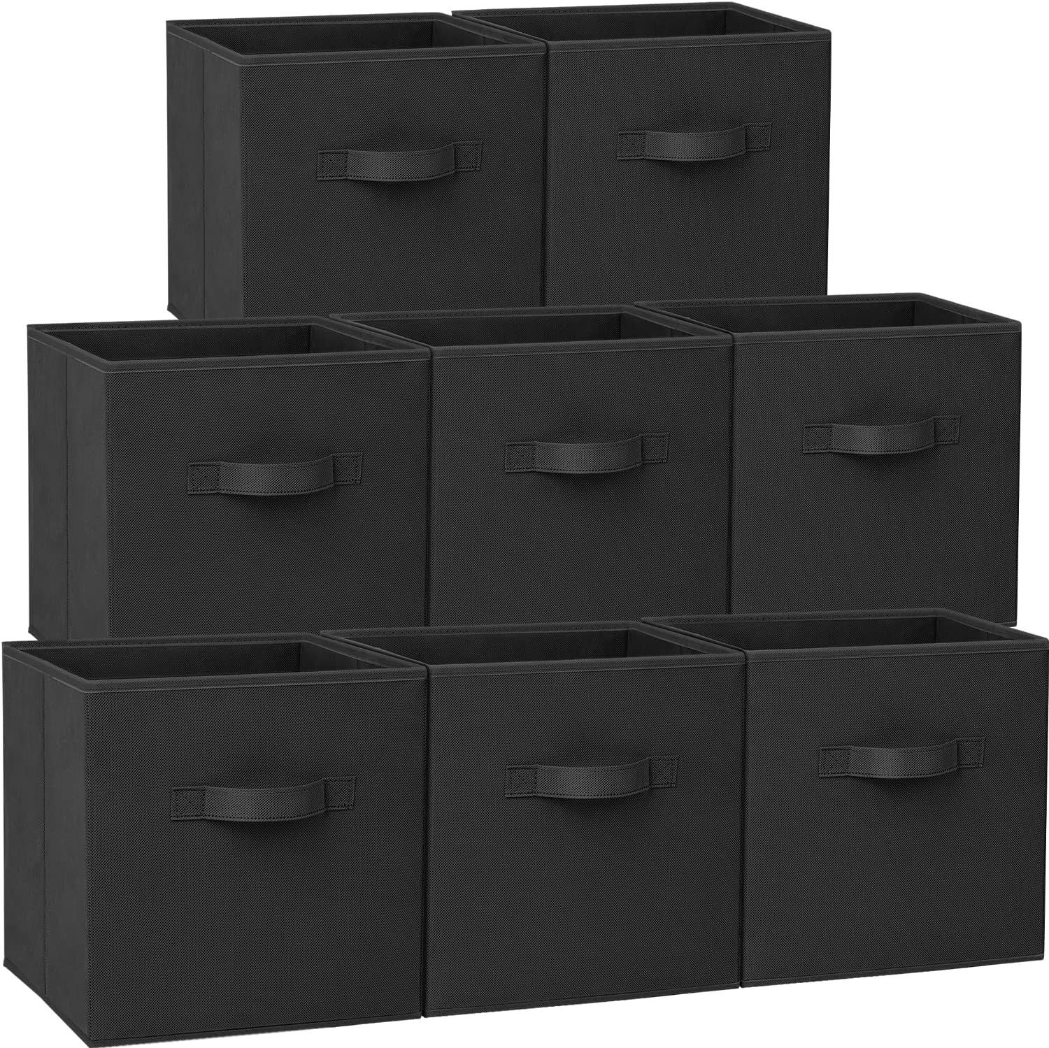 Criusia Storage Cubes - 11 Inch Heavy Duty Fabric Storage Bins for Shelves Closet, Cube Organizer... | Amazon (US)