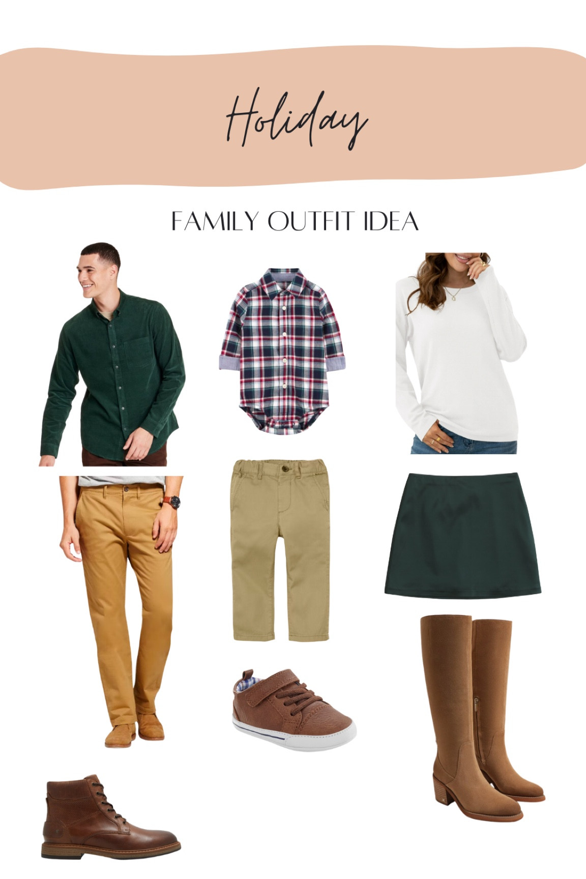 Family Holiday Outfit Idea - family outfits, satin skirt, corduroy button up, men’s clothing, holiday men’s outfit, baby holiday outfit, baby Christmas outfit, men’s Christmas outfit

#LTKHoliday #LTKBaby #LTKFamily