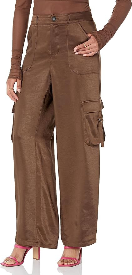 The Drop Women's Jessenia Shine Cargo Pants | Amazon (US)