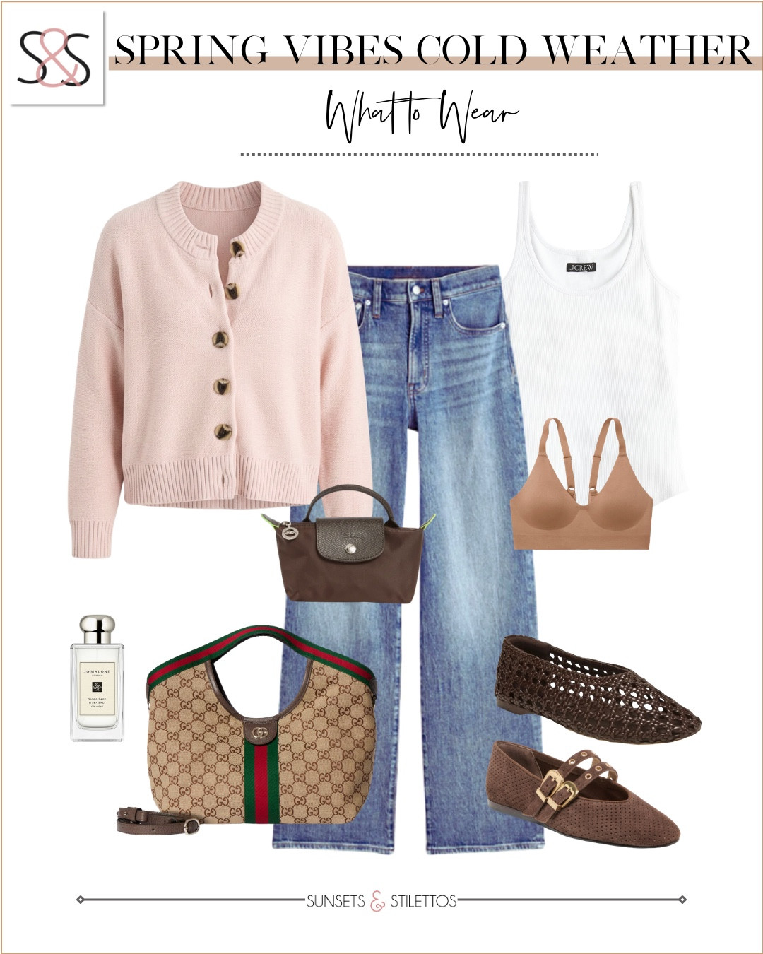 When it still feels like winter but you want spring vibes. Light layers with denim and woven flats make this an easy cold weather spring outfit.

spring outfit cold weather women, early spring outfit ideas, spring layering outfit women, casual spring jeans outfit, transitional spring outfits women, neutral spring outfit ideas, casual everyday spring style

#LTKWorkwear #LTKSeasonal #LTKOver40