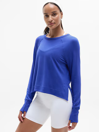 Coaster Luxe Recover High Hip Sweatshirt | Athleta