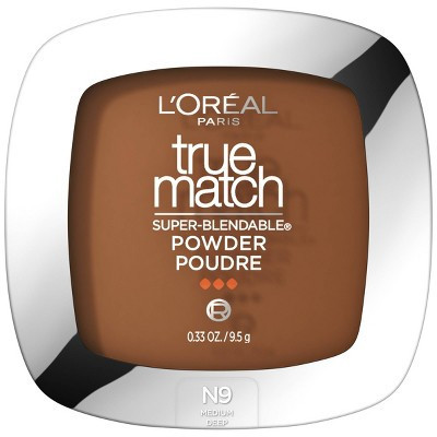 L'Oreal Paris True Match Makeup Super Blendable Oil-Free Pressed Powder - N9 - 0.33oz | Target