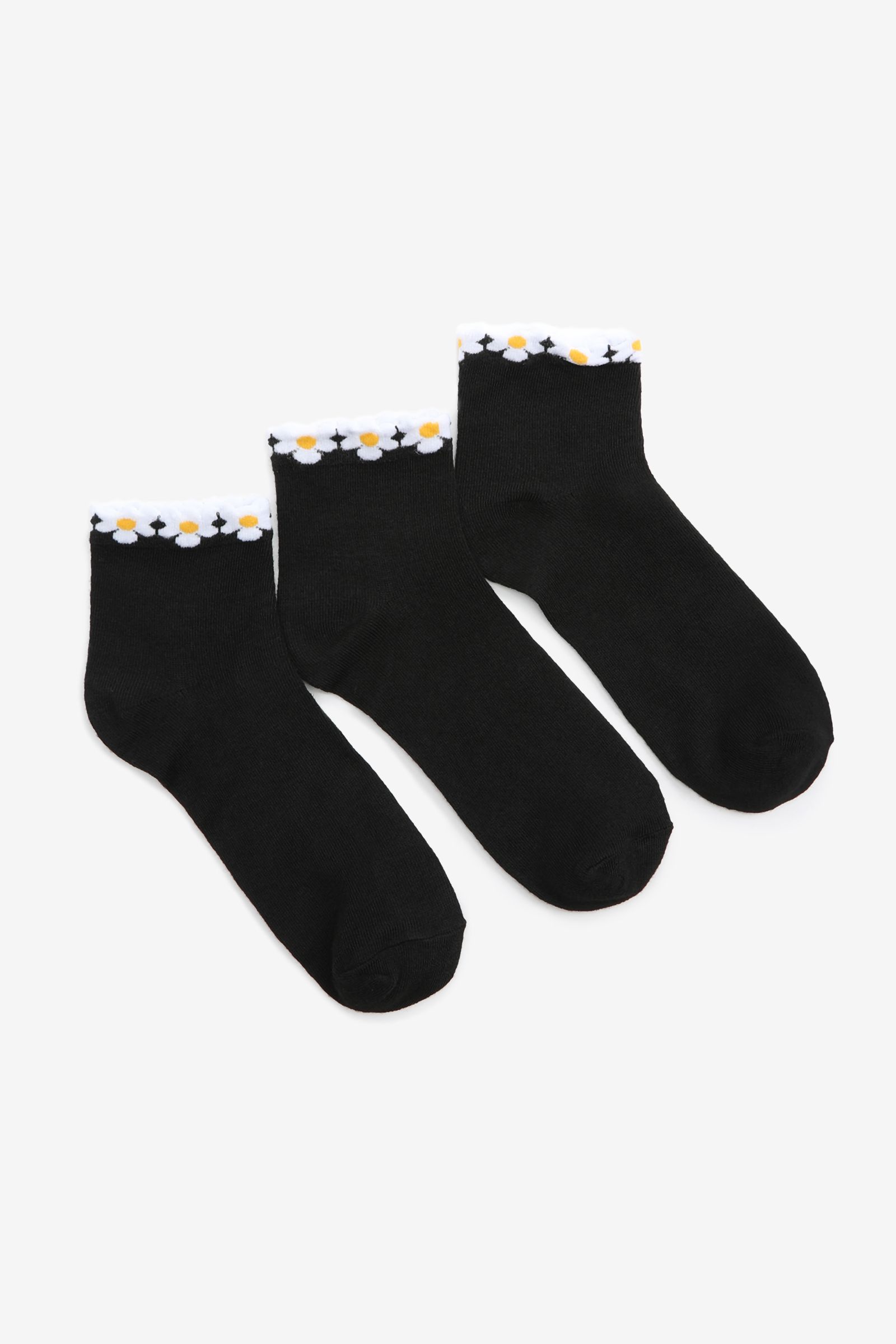 Crew Socks with Daisies | Ardene