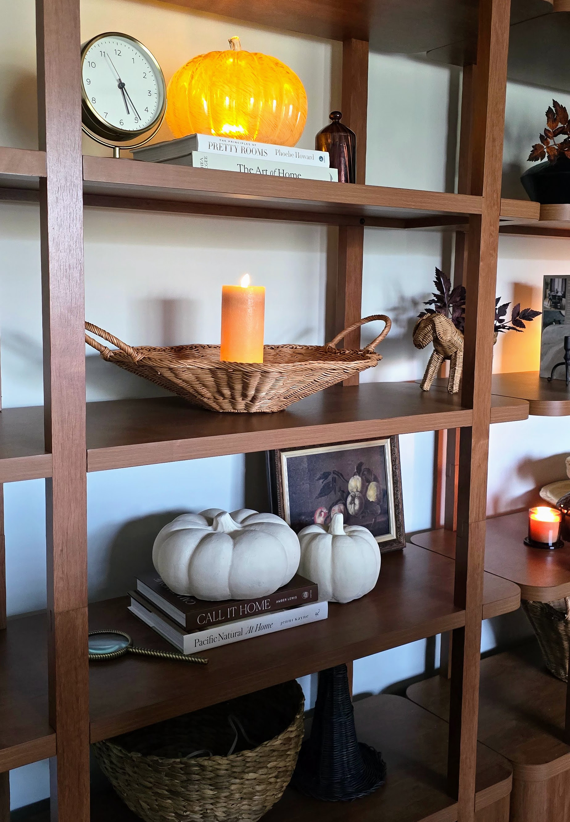 Fall Shelf Decor 

 #LTKSeasonal #LTKHome