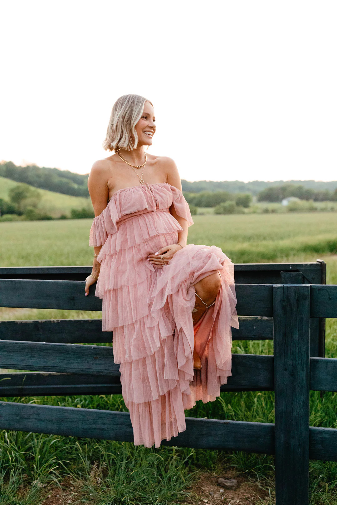 Belle Maxi Dress - Blush | Petal & Pup (US)