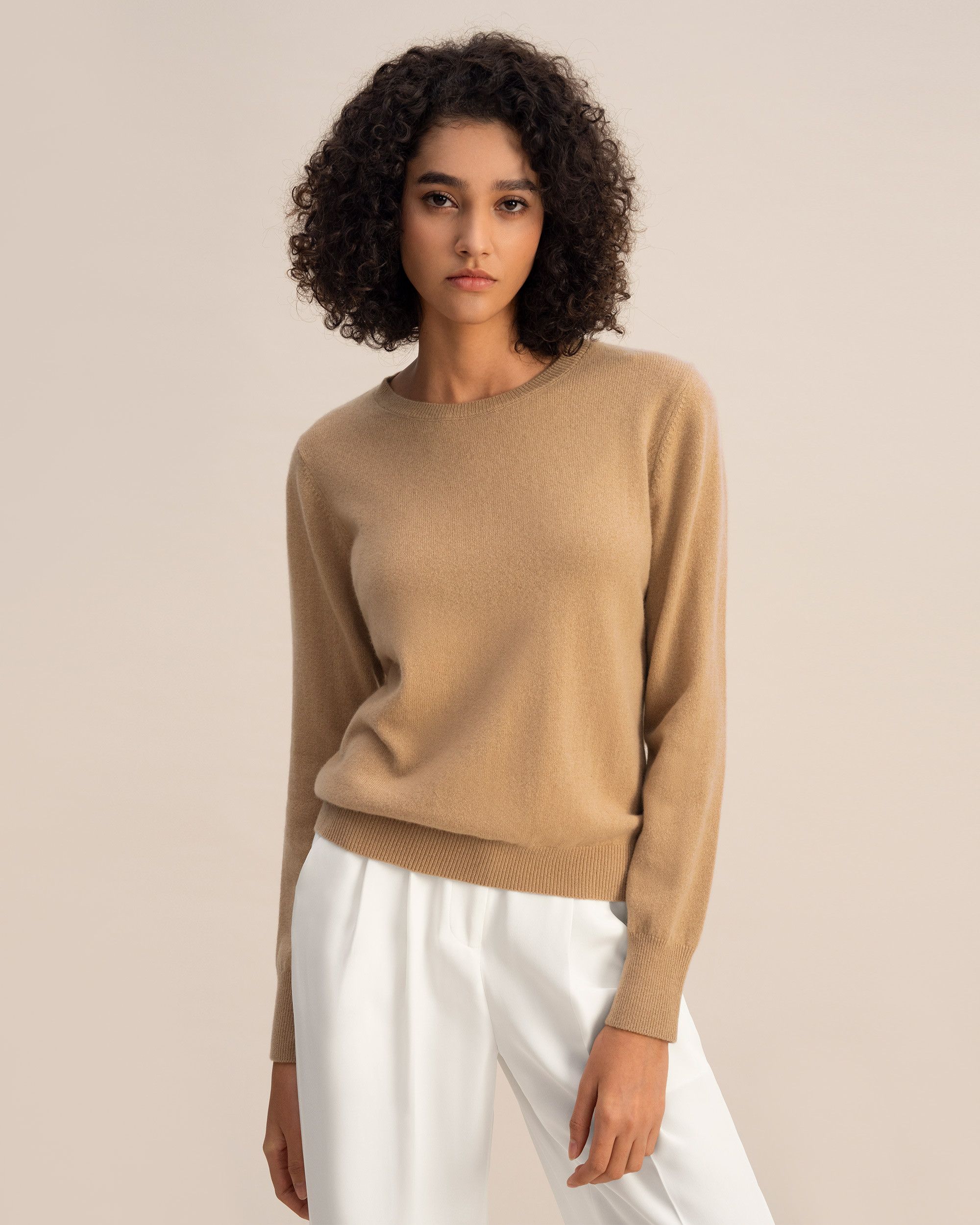 Baby Cashmere Crewneck Sweater | LilySilk