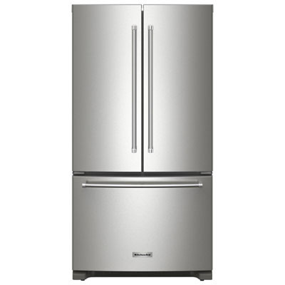 Réfrigérateur À Deux Portes 20 Pi³ 36 Po Avec Distributeur D'eau De Kitchenaid (Krfc136Rps) - Acier Inoxydable | Best Buy Canada