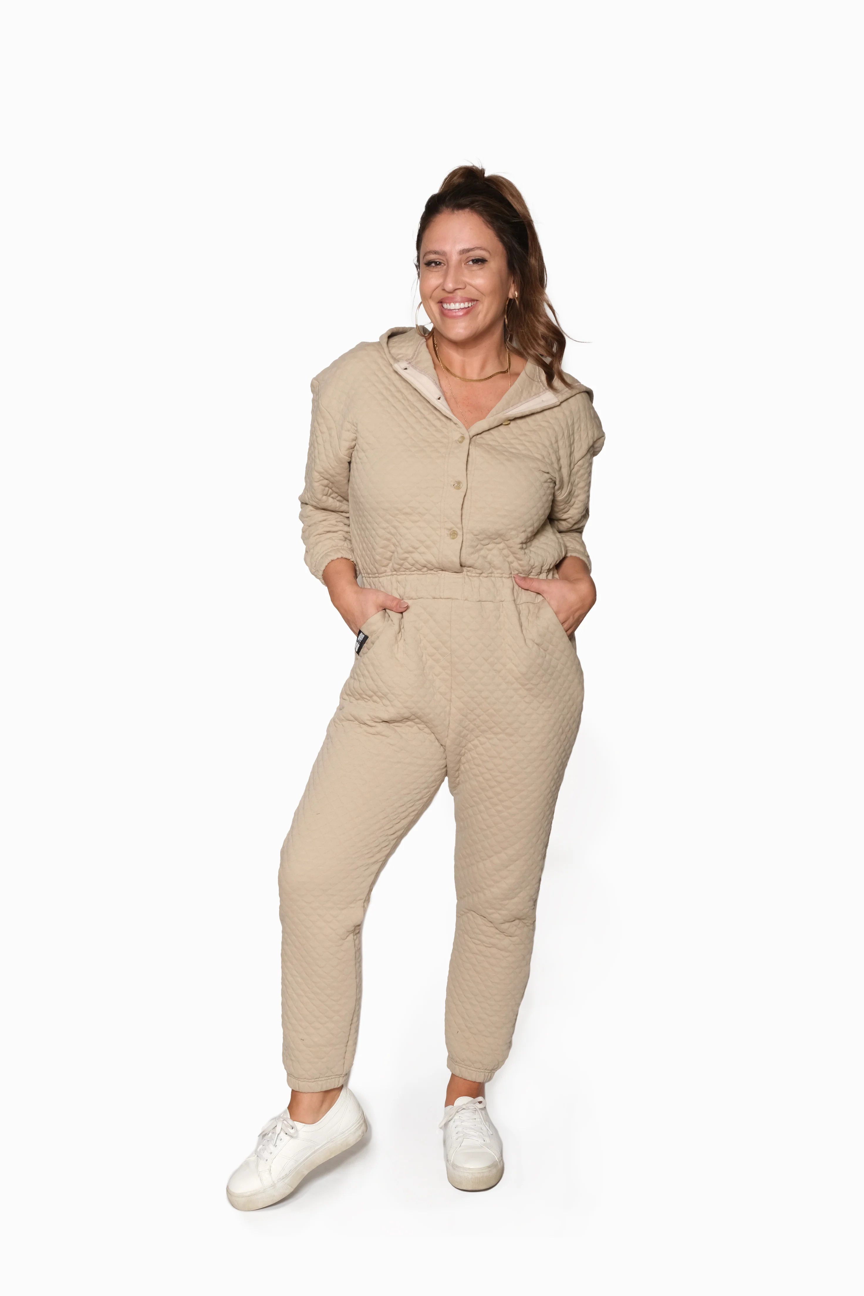 JEDI™ JUMPSUIT IN SKYWALKER™ BEIGE | SMASH+TESS