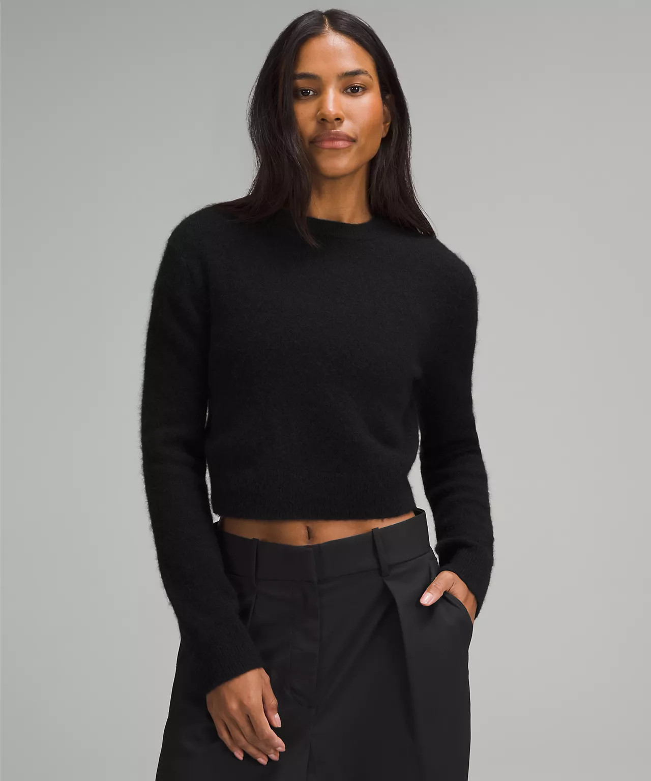 Alpaca Wool-Blend Cropped Sweater | Women's Sweaters | lululemon | lululemon (CA)