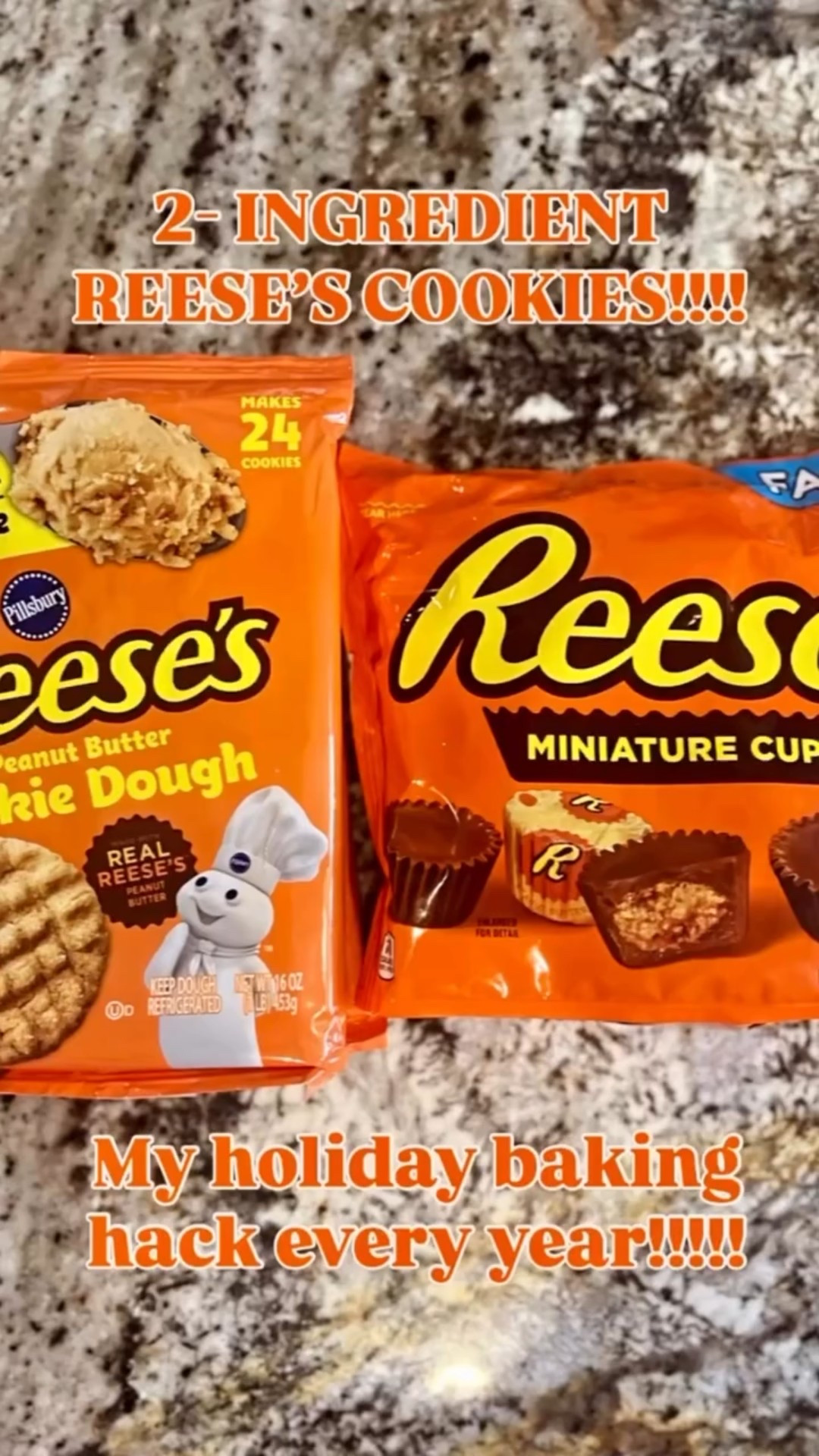 Consider this your reminder that holiday baking does not have to be stressful. These 2-ingredient Reese’s cookies are the proof! They come out perfect every time, they disappear in minutes, and someone always asks “Wait….how did you make these?”

My easiest and most requested holiday treat!!!!!

#christmas #christmasseason #christmascookies #christmashack #christmasbaking #christmasmemories #cookies #holidaycookies

#LTKHoliday #LTKmomlife #LTKSeasonal