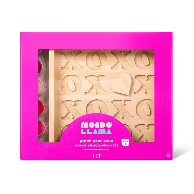 Paint-Your-Own Valentine's Day Wood Framed Sign - Mondo Llama™ | Target