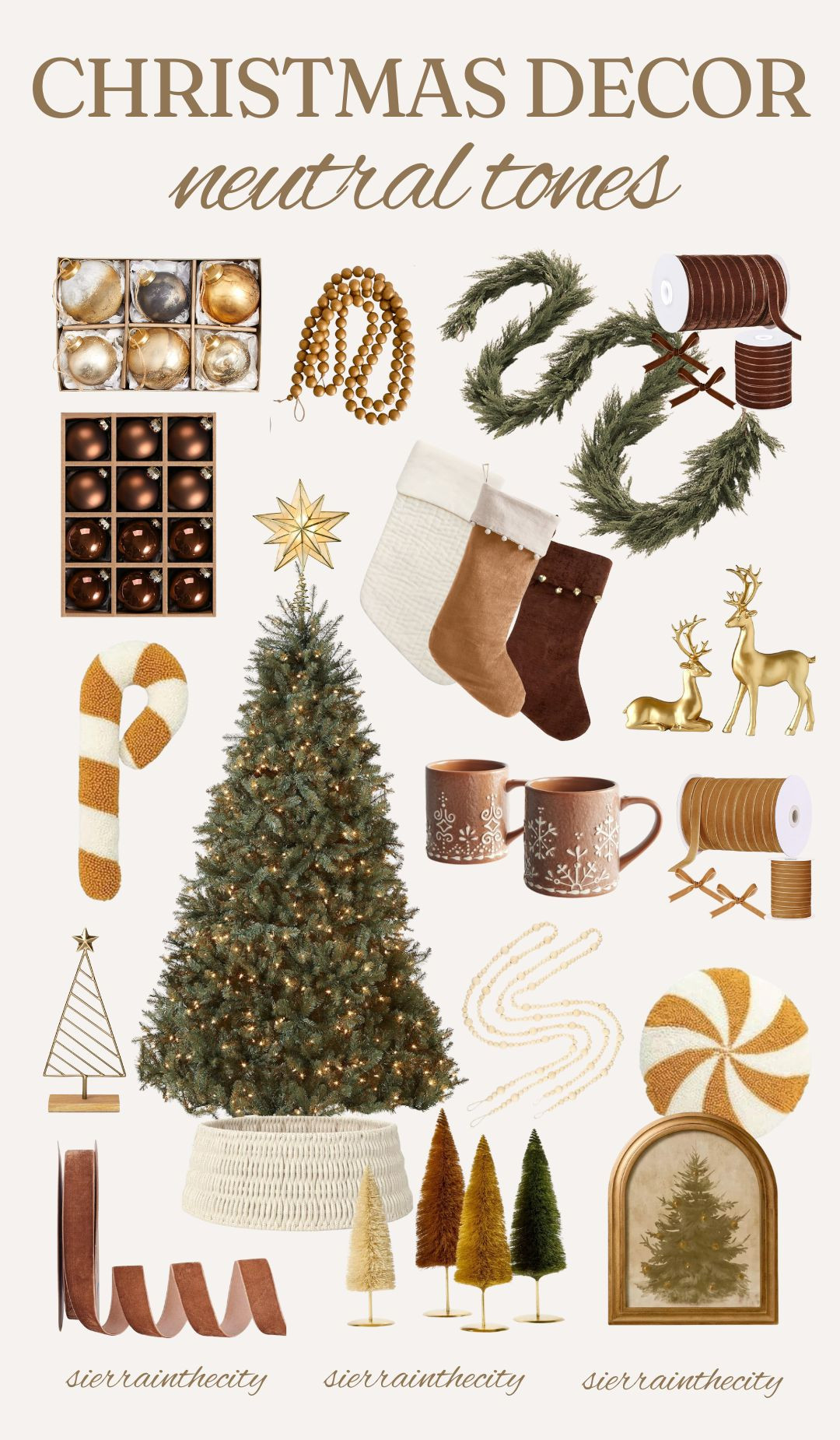 Neutral Christmas decor ✨ Holiday decor, neutrals, christmas tree, christmas decor.  

 #LTKHoliday #LTKSeasonal #LTKHome