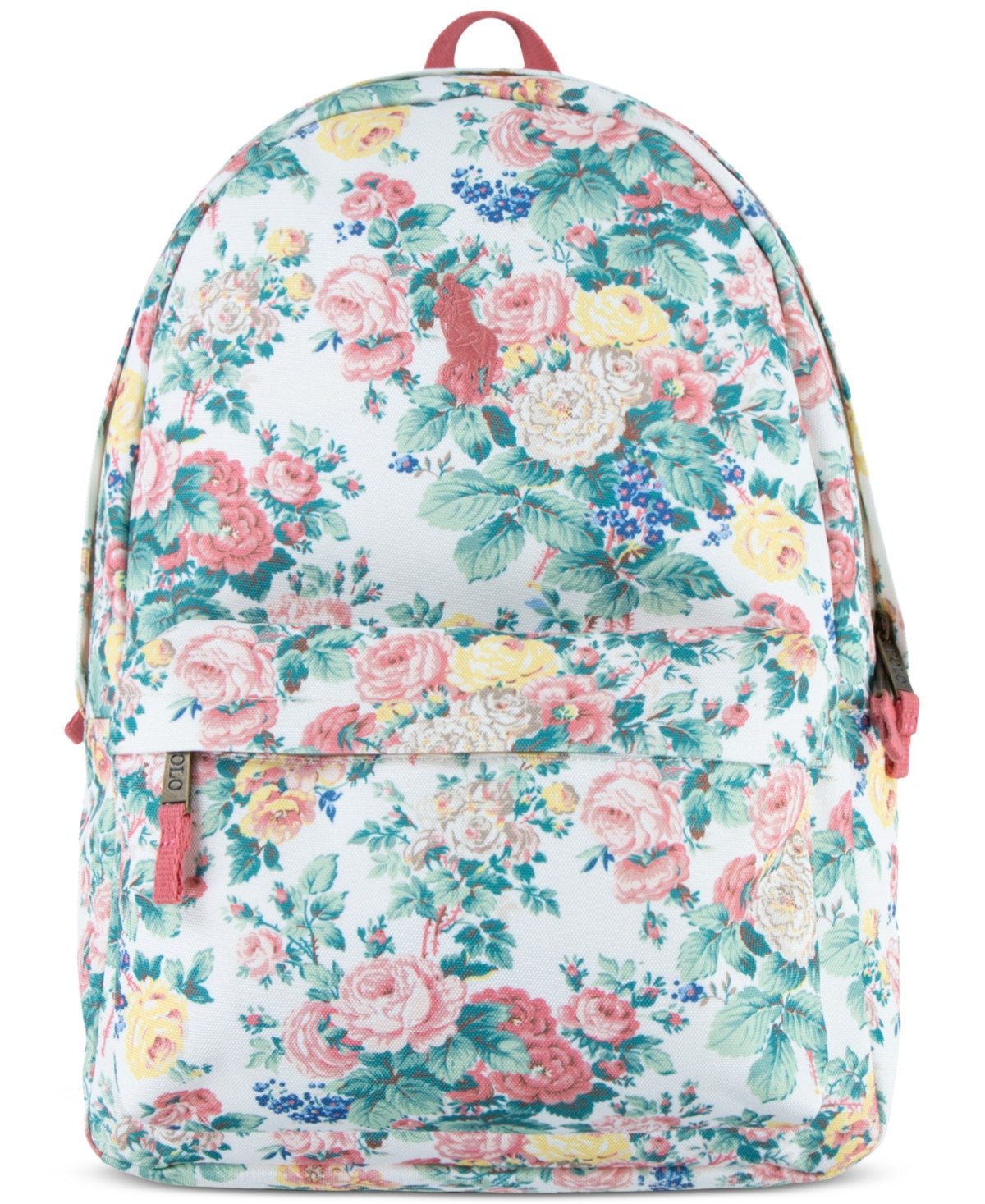 Polo Ralph Lauren Big Kids Polo Print Backpack - Pearl Blush | Macy's