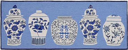 Liora Manne Frontporch Indoor/Outdoor Rug, 2 ft x 5 ft, Ginger Jars | Amazon (US)