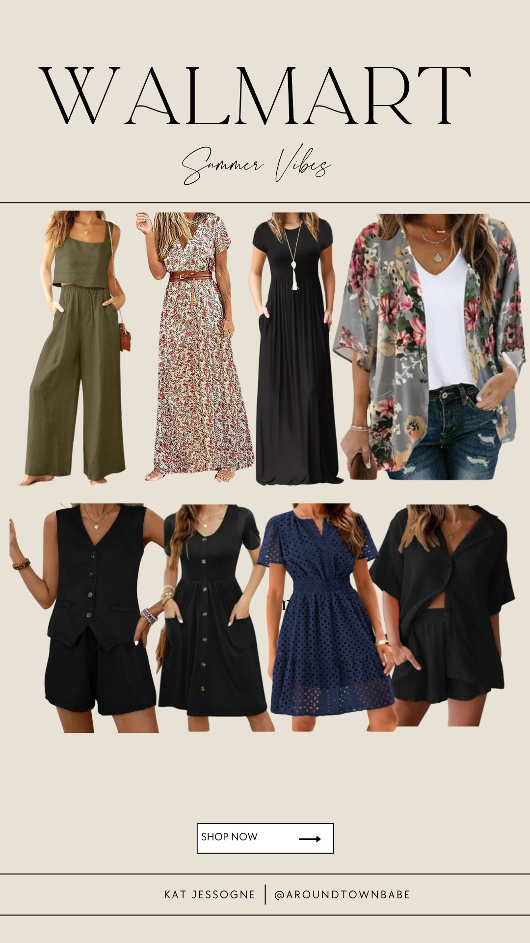 Cute and trending summer fashion outfit ideas for women at Walmart!

#LTKSpringSale #LTKFindsUnder100 #LTKStyleTip