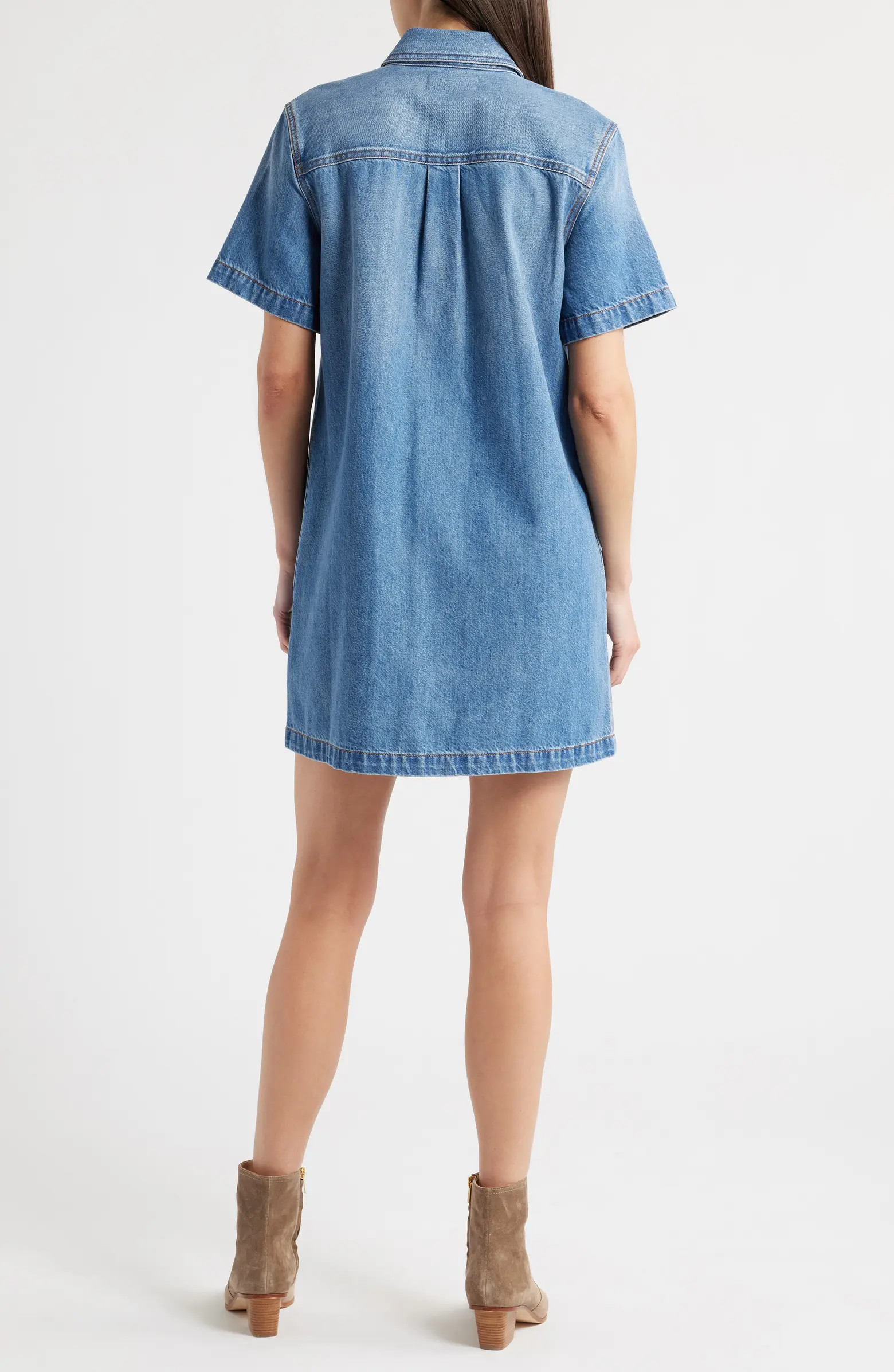 Madewell Airy Denim Boxy Shirtdress | Nordstrom | Nordstrom