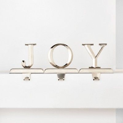 3pk JOY Silver Christmas Stocking Holder - Wondershop™ | Target