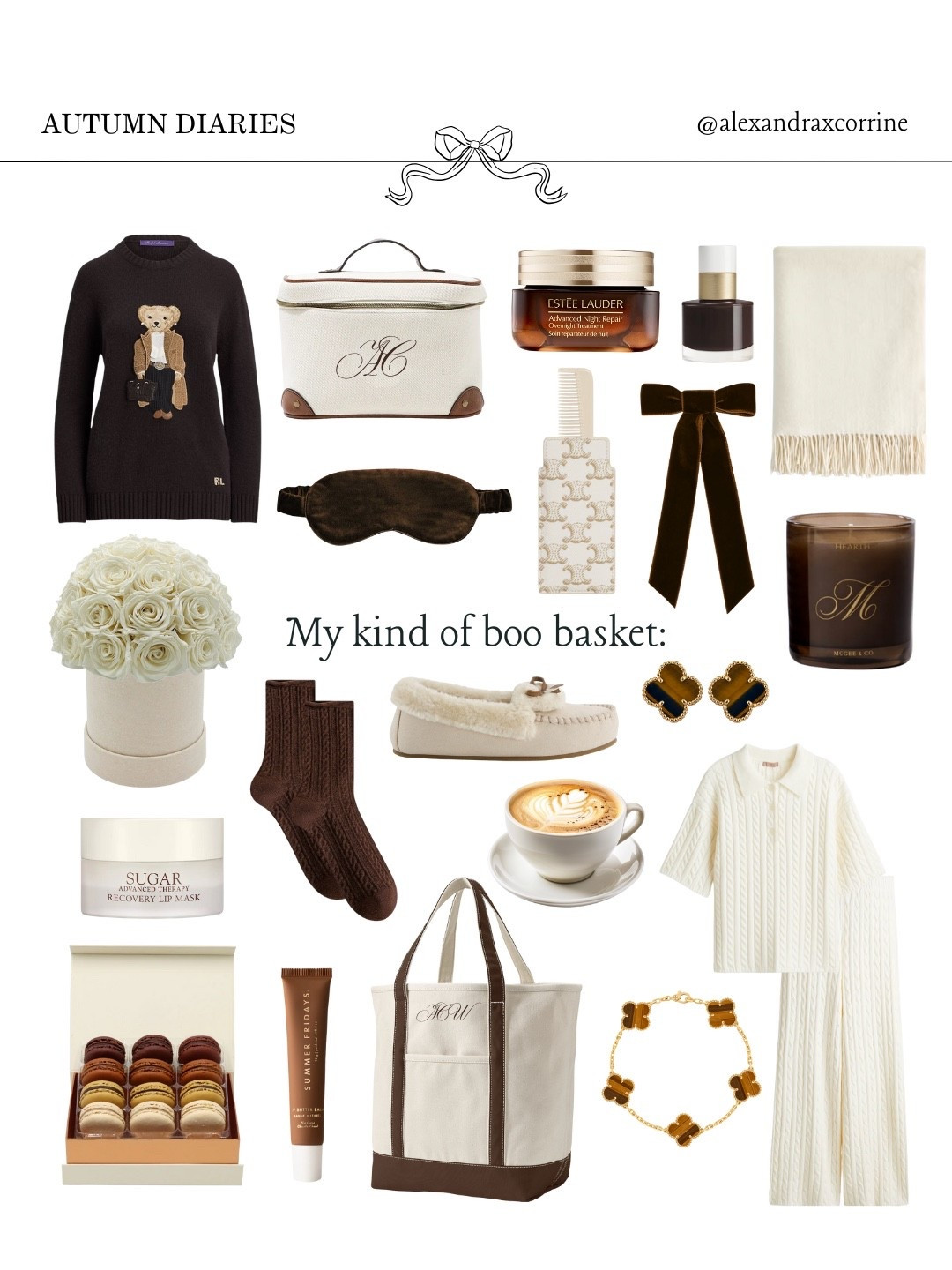 With it being boo basket season, I thought I would get in on the trend hehe 🧸🤎🧺🍂

#fallaesthetic #boobasket #cozyseason #moodboardaesthetic #pinterestinspo 

[ boo basket season, fall aesthetic, cozy fall essentials, Ralph Lauren, Nancy Meyers, chocolate brown, preppy chic fall, Pinterest mood board aesthetic ]

#LTKHalloween #LTKSeasonal
