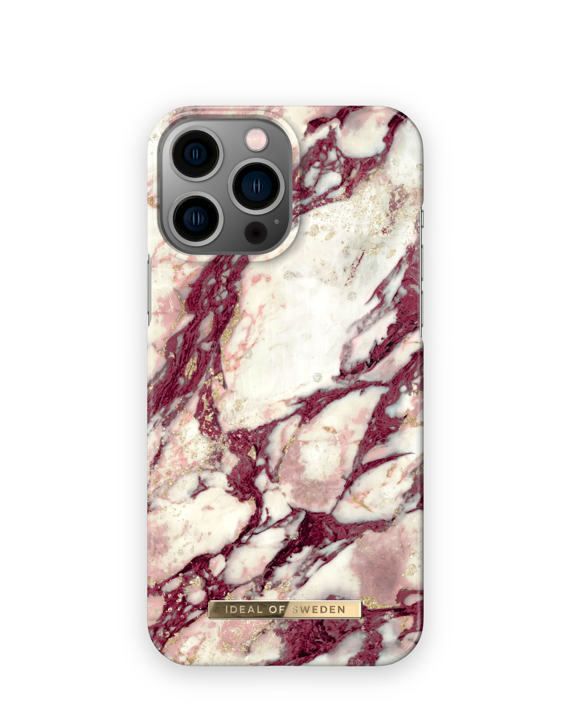 Fashion Case iPhone 13 Pro Max Calacatta Ruby Marble | phone_cases from IDEAL OF SWEDEN | iDeal of Sweden (UK)
