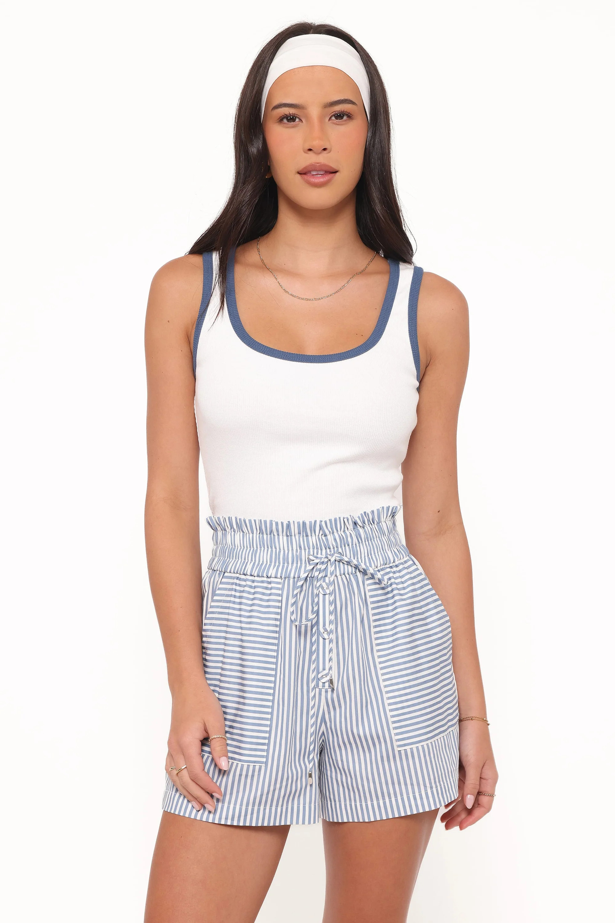 Jackson Boxer Short - Blue Stripe | Petal & Pup (US)