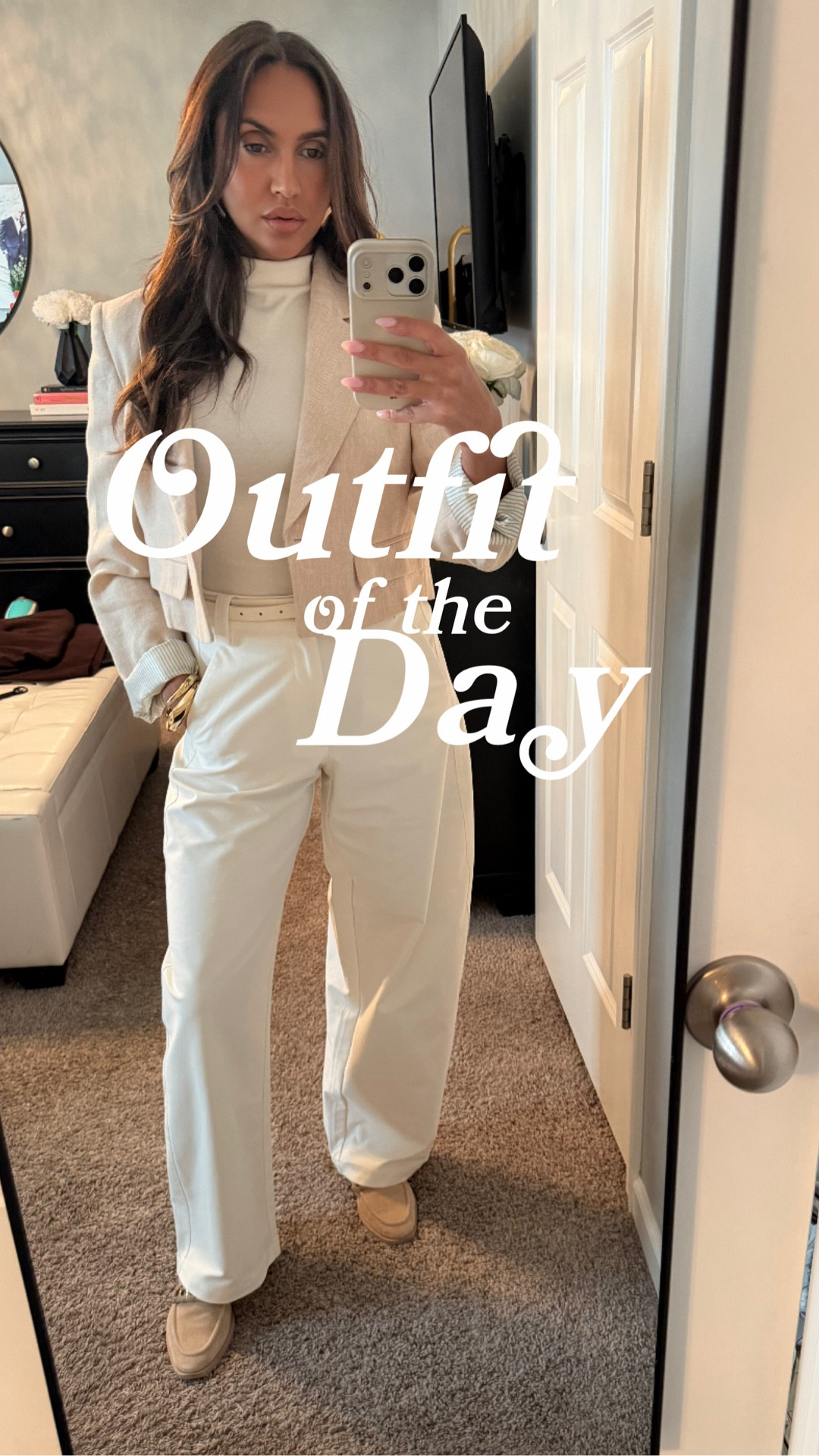 Love a good neutral monochromatic look ✨

#LTKgrwm #LTKootd #LTKOver40
