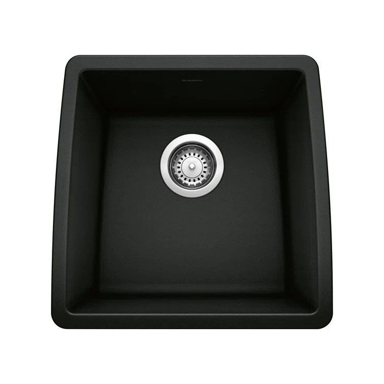 442938 Performa Silgranit 18" L x 17" W Undermount Bar Sink | Wayfair North America